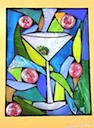 Martini Mosaic Stained Glass Window