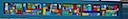 Abstract Squares Transom Mosaic Stained Glass Window