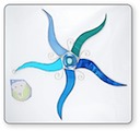 Blue Dancing Star
