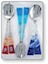 "Tumbled Island" Glass Serving Utensil Collection